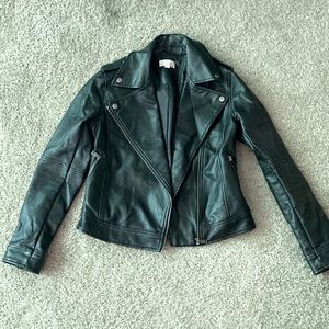 LOFT vegan leather jacket